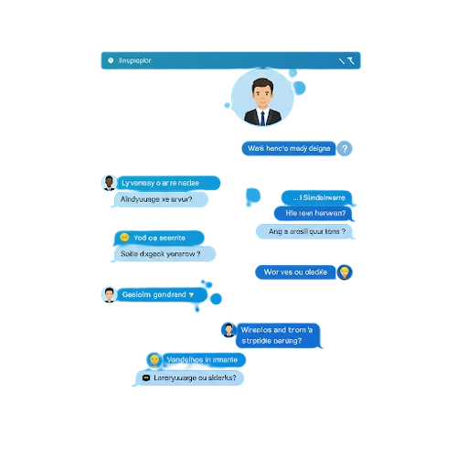 Example of AI text chat for vocabulary and writing practice in LingoMaster