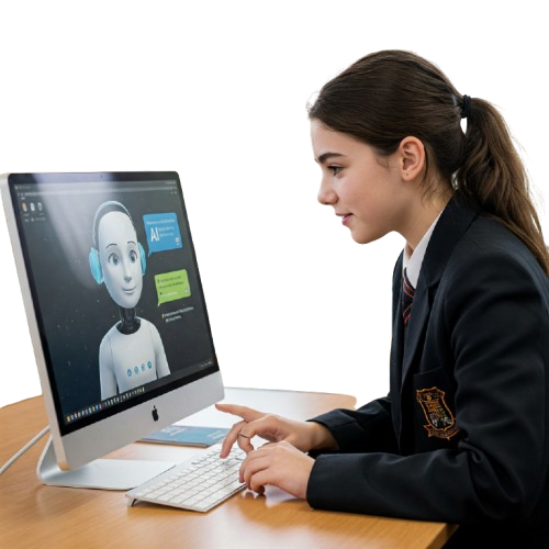 Screenshot of LingoMaster's interactive voice chat interface for speaking practice
